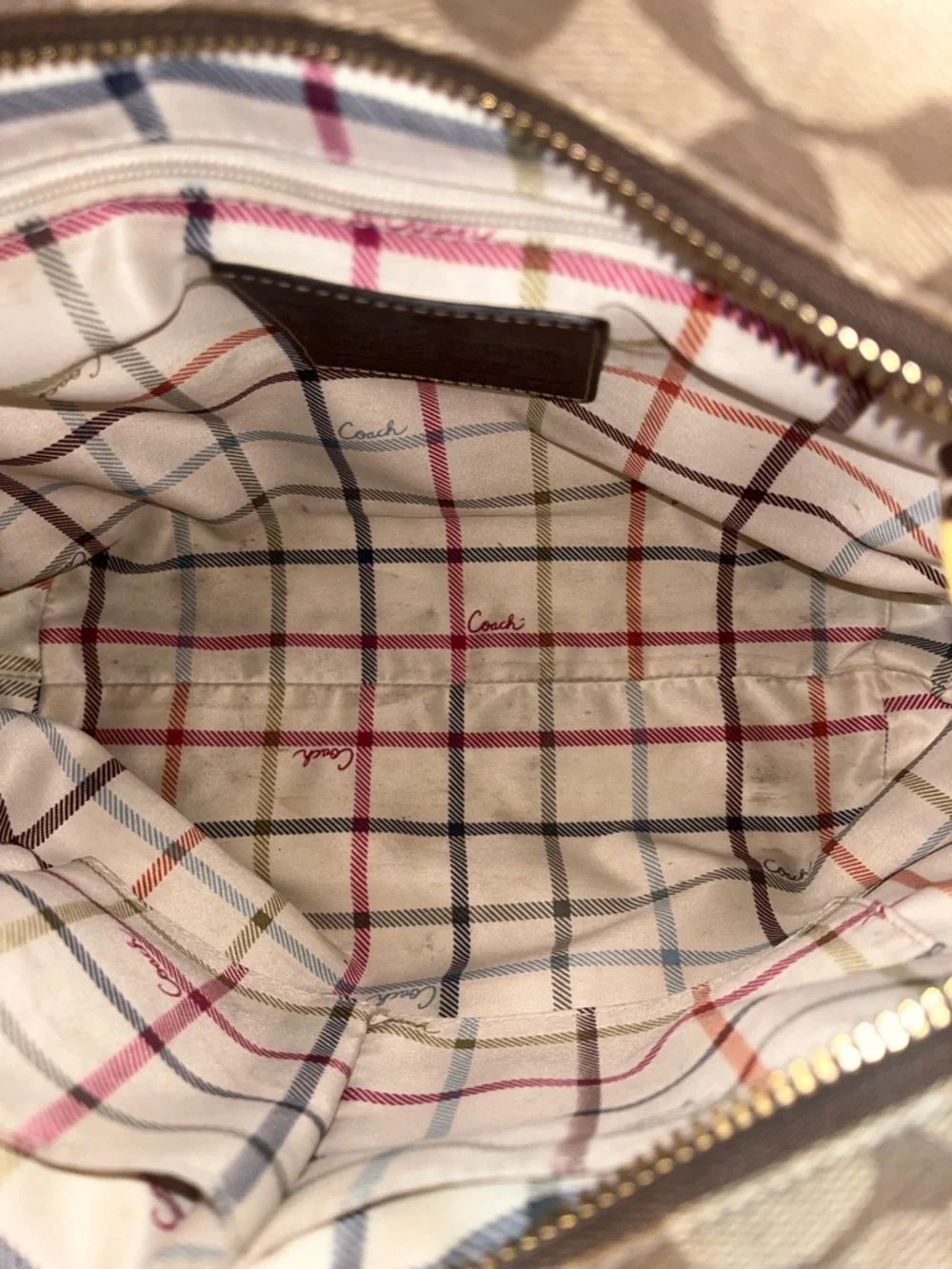 Coach Heritage Stripe Tote - Picture 15 of 17